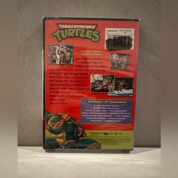 Teenage Mutant Ninja Turtles Volume 4 DVD NEVER OPENED NEW - Picture 2 of 3